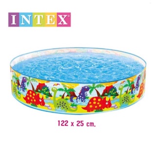 สระขอบตั้ง ลายไดโนเสา INTEX 5ฟุต