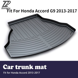 ถาดท้าย/ถาดท้ายรถ/ถาดวางของท้ายรถ Car Cargo rear trunk mat For Honda Accord G9 9th 2013 2014 2015 2016 2017 2018 Accessories