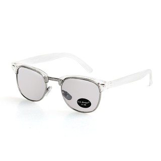 AJ Morgan Soho Sunglasses Crystal, Silver Mirror Lens แว่นกันแดดสีใส เลนส์ปรอทเงิน