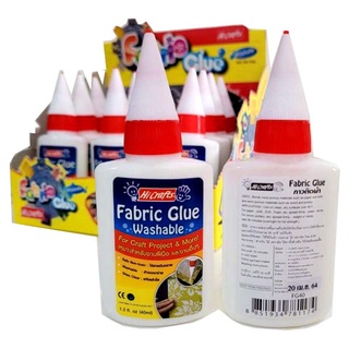 กาวติดผ้า 40กรัม Hi Crafts fabric glue 40g.