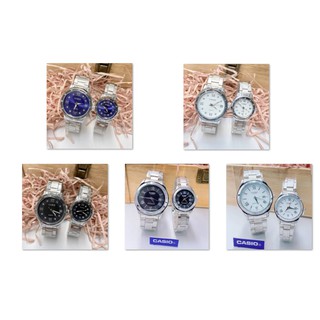 เหลือคู่ละ 255 ใส่โค๊ดINCJAL15 (ลด15%) นาฬิกาข้อมือ casio  นาฬิกาคู่ ชาย-หญิง