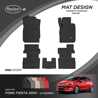 พรมปูพื้นรถยนต์เข้ารูปสำหรับ Ford Fiesta รุ่น5 ประตู (ปี 2010)