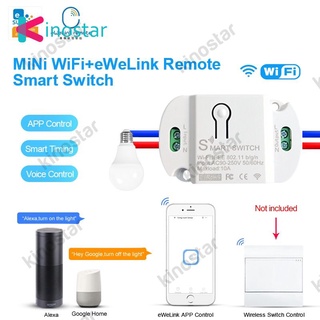 ~ ใหม่~ Aubess Ewelink Mini Wifi + บลูทูธ + 2.4G โมดูลสวิตช์อัจฉริยะควบคุมด้วยเสียงสําหรับใช้ในบ้าน