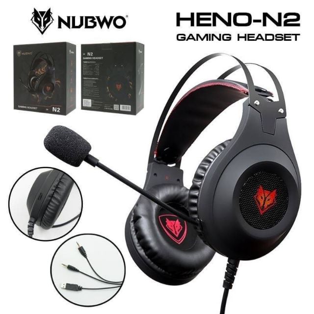 Gaming Headset  ระบบ 2.0 Nubwo Heno N2 แจ็ค 3.5