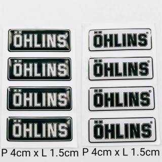 โลโก้ตราสัญลักษณ์ OHLINS ประเทศไทย คุณภาพดีที่สุด 4 แพ็ค