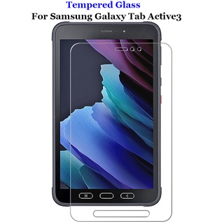 For Samsung Galaxy Tab Active3 Active 3 8.0" Clear Tempered Glass 9H 2.5D Ultra Thin Tablet Front Screen Protector Explosion-proof Protective Film Toughened Guard