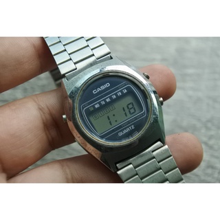 นาฬิกา Vintage มือสองญี่ปุ่น Casio CASIOTRON 31QGR-20 ปี 1976 หายากมากระบบLCD ผู้ชาย ทรงกลม หน้าปัด 35mm