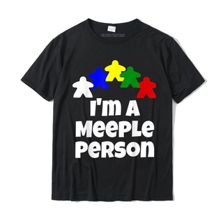 เสื้อยืดผ้าฝ้ายพรีเมี่ยม เสื้อยืด ผ้าฝ้าย พิมพ์ลาย Im A Meeple Person Board Game เหมาะกับใส่เล่นฟิตเนส สไตล์คลาสสิก สํา