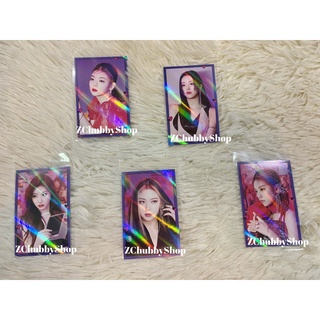 การ์ดโฮโลแกรม ITZY GUESS WHO จากเว็บ withdrama