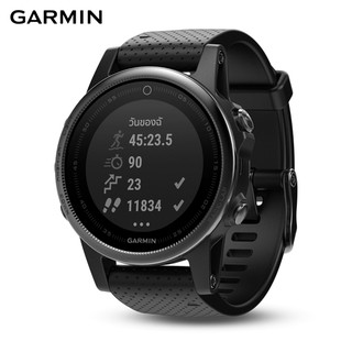 GARMIN SMARTWATCH รุ่น Fenix 5S, Sapphire, Black, GPS Watch, SEA (รับประกันศูนย์ไทย 1 ปี)