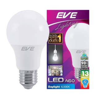 Therichbuyer  หลอดไฟ LED 13 วัตต์ Daylight EVE LIGHTING รุ่น LED A60 E27