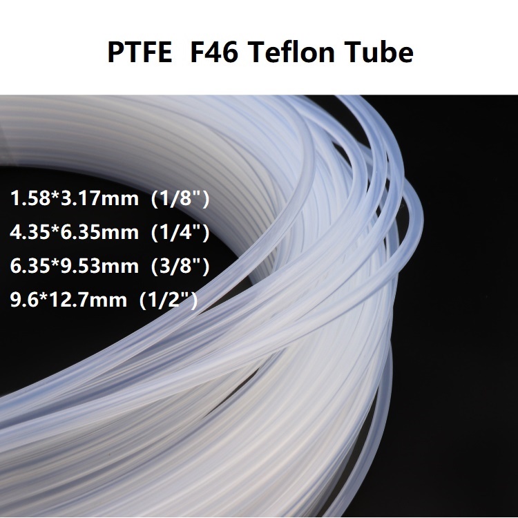 1/3 เมตร ท่อ PTFE F46  ทนความร้อน PTFE Tube F46 Insulated Capillary Heat Protector Transmit Hose （1/8