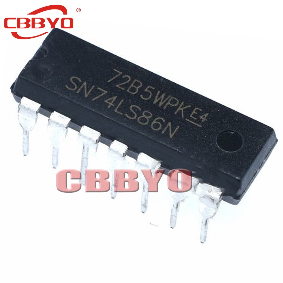 10pcs SN74lS86N DIP14 SN74lS86 74lS86N 74lS86 DIP ยี่ห้อใหม่