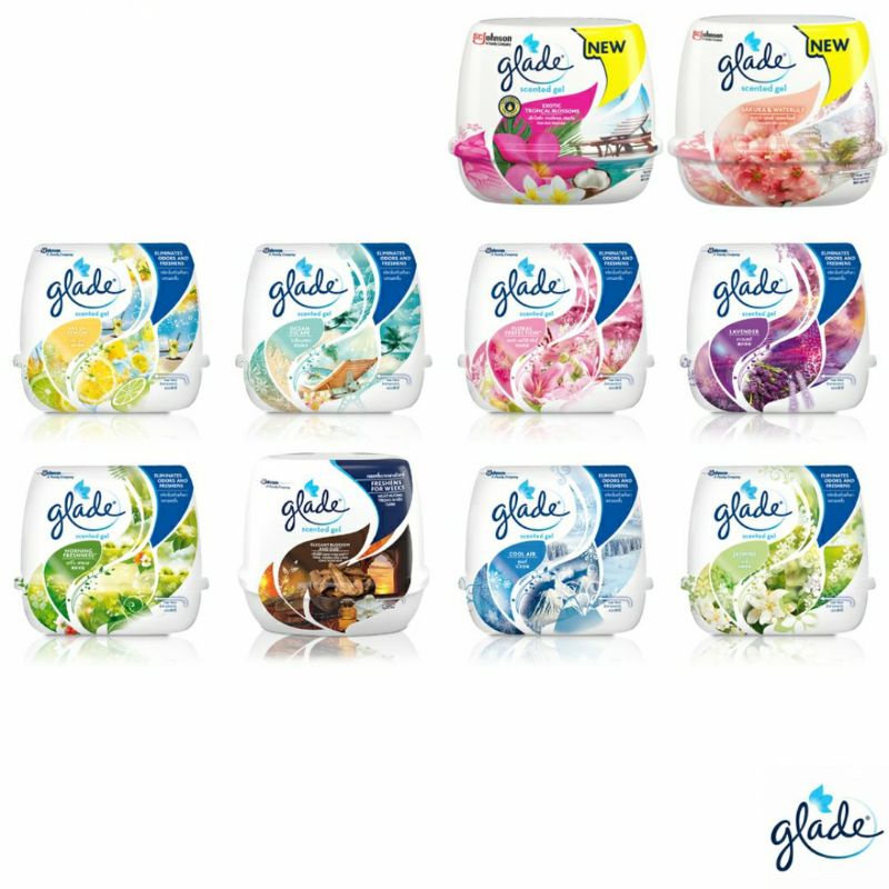 glade เกลด เซ็นเต็ด เจล น้ำหอมปรับอากาศขนาด180g