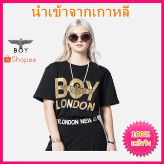 แท้จริง BoyLondon กลไกนำเข้าเสื้อยืดแขนสั้นม้าล่อเสื้อยืดผู้หญิงเสื้อยืดผ้าฝ้ายเสื้อยืดสตรี