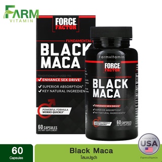 Force Factor, Black Maca, 60 Capsules