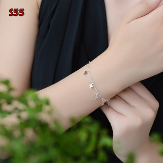 สร้อยข้อมือเงิน925 รหัส S55 พร้อมส่ง 925