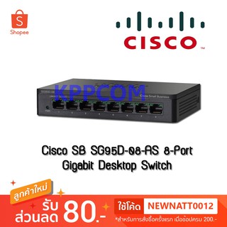 Switch Hub สวิตซ์ฮับ Gigabit CISCO SG95D-08 / CBS110-8T-D 8 Port