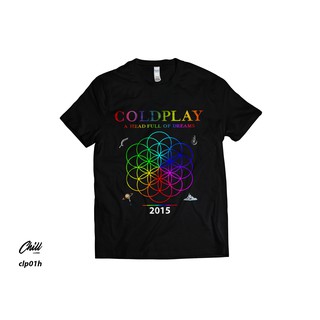 คอลูกเรือเสื้อยืดคอกลมเสื้อยืด พิมพ์ลาย I Coldplay 1 I CUSTOM I Music I POP ROCK สําหรับผู้ชายผ้าฝ้ายแท้