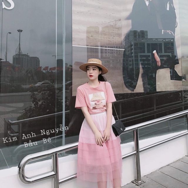 GIRLS DRESS + OMBRE SKIRT SET