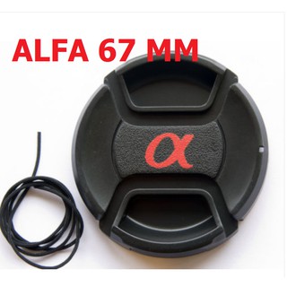 ฝาปิดหน้าเลนส์ LENS CAP SONY ALFA 67 MM