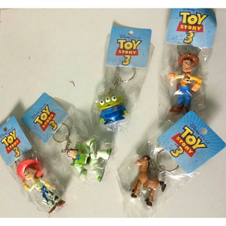 พวงกุญแจToy story ตุ๊กตาtoy story(ขายทั้งเซ็ต5ชิ้น)