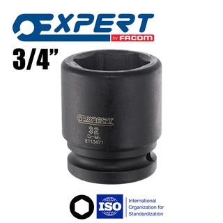 Expert 3/4"(6 หุน) ลูกบล็อกลม/ลูกบล็อกกระแทก หกเหลี่ยม 17-46 มม.