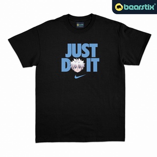 Bearstix - Killua Zoldyck เสื้อยืด - Hunter X Hunter - Just Do It เสื้อยืด - Nike Tshirt - HXH เสื้อยืด
