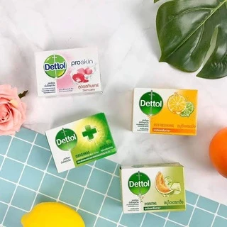 Dettol เดทตอล สบู่ก้อนแอนตี้แบคทีเรีย ขนาด 60-65 กรัม