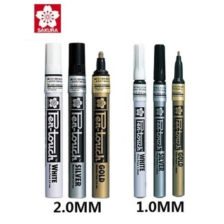 ปากกาเพ้นท์ SAKURA PAINT MARKER ซากุระ1.0 2.0mm. เขียนกระจกโลหะ พลาสติก