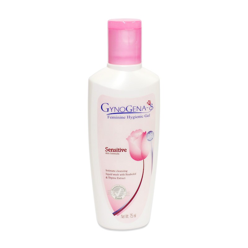 GYNOGENA-S FEMININE HYGIENIC GEL ผลิตภัณฑ์ทำความสะอาดจุดซ่อนเร้น สูตรอ่อนโยน