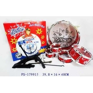 กลอง กลองชุด ของเล่น มีเก้าอี้ นั่ง ชุดกลอง ชุดใหญ่ ตรงปก พร้อมส่ง จากไทย 28832
