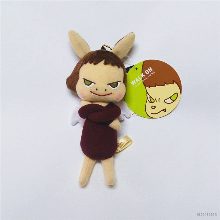 พวงกุญแจ จี้ตุ๊กตาปีกนางฟ้า Nara Yoshitomo Devil ของเล่นสําหรับเด็ก