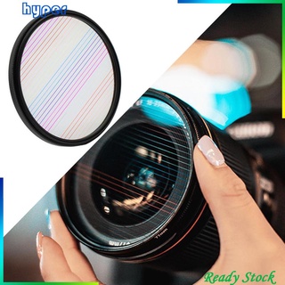 1Pc Streak Filter Anamorphic w/Rotating Ring for Video 77mm Rainbow Streak