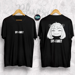 เสื้อยืดผ้าฝ้ายAnya FORGER DISTRO EDITION SPY X FAMILY เสื้อยืด / ANYA FORGER SMILE YOR LOID ClothingL XL  XXL 3XL