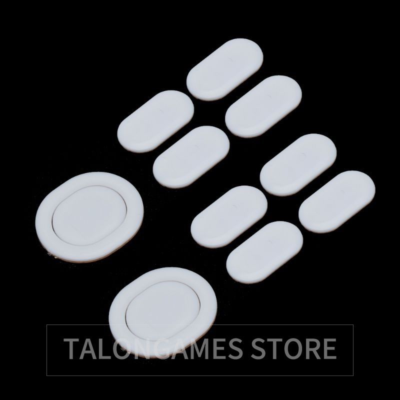 Mice 139 บาท 2 เซ็ต/แพ็ค Tiger Gaming Mouse Feet Mouse Skate For Logitech GPRO / G102 White Mouse Glides Curve Edge Computers & Accessories