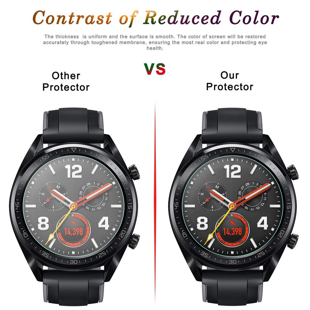 ฟิล์มกระจกนิรภัยกันรอยหน้าจอ กันแตก สําหรับ Huawei Watch GT 5 4 3 GT2 Pro Huawei GT GT3 GT5 Pro SE GT3 Pro 2 ชิ้น - รูปที่ 3