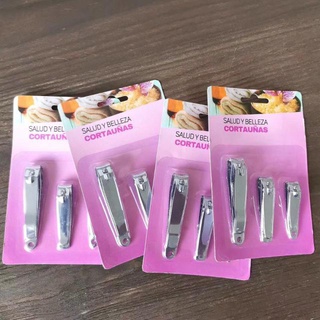 คุ้มมาก😊กรรไกรตัดเล็บ 3 ขนาด Saludy belleza Nail clipper set