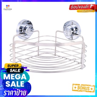 ตะกร้าสเตนเลสเข้ามุม1ชั้นสุญญากาศKECH1121-TIER STAINLESS STEEL CORNER RACK KECH KECH112