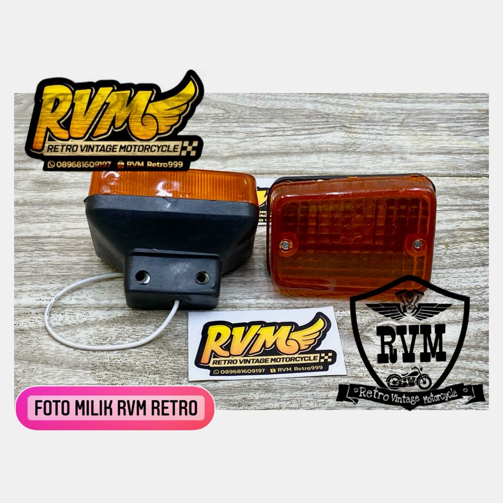 ไฟเลี้ยวหน้าสําหรับ honda C700 C800 super cup ไฟเลี้ยวหน้า super cup C700 C800