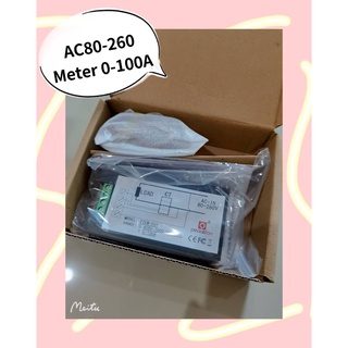 AC80-260V Meter 0-100A สินค้ามีสต็อก พร้อมส่ง