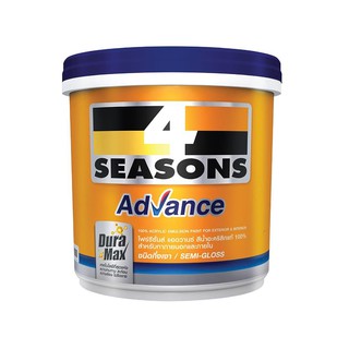 สีน้ำทาภายนอก TOA 4 SEASONS ADVANCE BASE C กึ่งเงา 1 แกลลอน