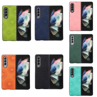 เคสป้องกันโทรศัพท์มือถือ ลายดอกทานตะวัน สําหรับ Samsung Galaxy Z Fold 4 Z Fold 3 Z Fold 2 Z Fold 4 Z Fold 4