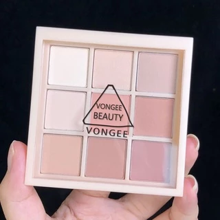 Jiugongge พาเลตต์อายแชโดว์ 9 สี เนื้อแมตต์ 9 สี สีนู้ด ธรรมชาติ ราคาถูก