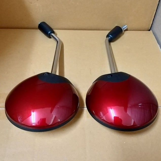 กระจก มองหลัง SCOOPY-I ปี 2009, 2012 สีแดงเลือดนก รหัสสี R326 # ขายเป็นคู่ # 1010-079-10ZRP - รูปที่ 6