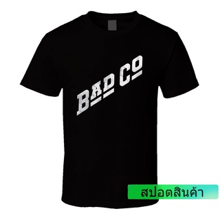 เสื้อยืดลําลอง แขนสั้น พิมพ์ลายวงร็อค Bad Co Bad สไตล์ใหม่ แฟชั่นสําหรับผู้หญิง