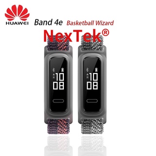 แท้100% Huawei Band 4e Smart Band บาสเก็ตบอลวิซาร์ดใช้ท่าตรวจสอบ 2 โหมดการสวมใส่ทนน้ำ Huawei Band 4e Smart Band Basketball Wizard Running Posture Monitor 2 Wearing Mode Water-Resistant