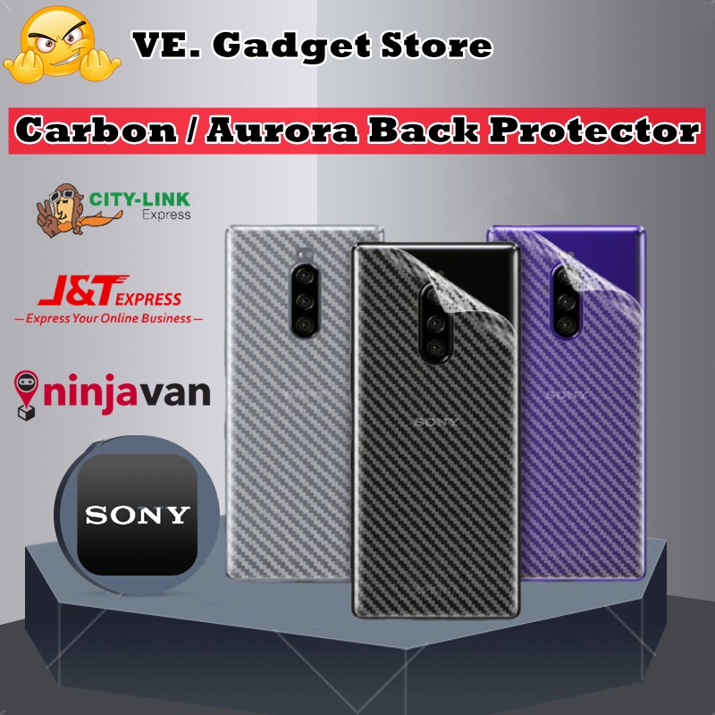 Sony Xperia XZ3 /XZ2 PREMIUM /XZ2 COMPACT /XZ2 /XZ1 COMPACT /XZ1 /XZ /XZ PREMIUM Carbon Fiber & Auro