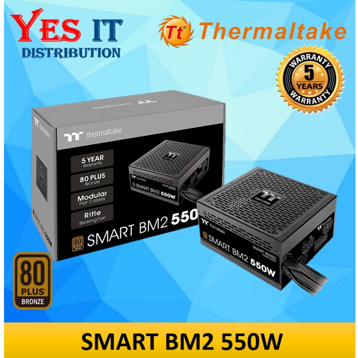 THERMALTAKE SMART BM2 550W / 650W / 750W 80 PLUS BRONZE PSU POWER SUPPLY