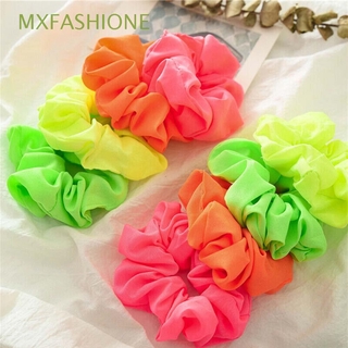 Mxfashione ยางรัดผมสีนีออนสําหรับผู้หญิง